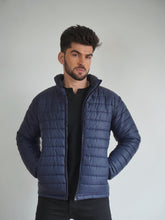 Men’s Luxe Grey Puffer Jacket