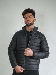 Men’s Luxe Grey Puffer Jacket