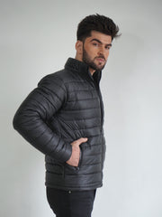 Men’s Luxe Grey Puffer Jacket