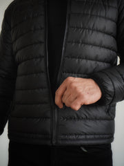Men’s Luxe Grey Puffer Jacket